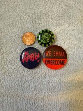 We Shall Overcome Pinback Button – ,